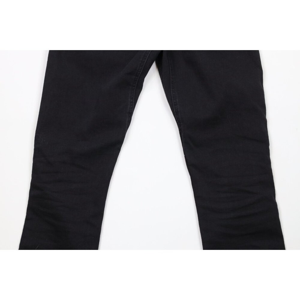 DU/ER DUER Womens Size 29 Faded Performance Denim Slim Straight Leg Jeans Black - Picture 13 of 16
